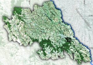 Harta comunei Tomești, județul Iași